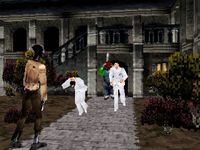 une photo d'Ã©cran de The House of the Dead sur Sega Saturn